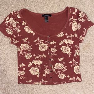 Forever 21 cropped tee